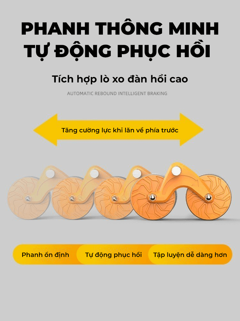 Hệ thống phanh thông minh và lò xo lá thép trợ lực