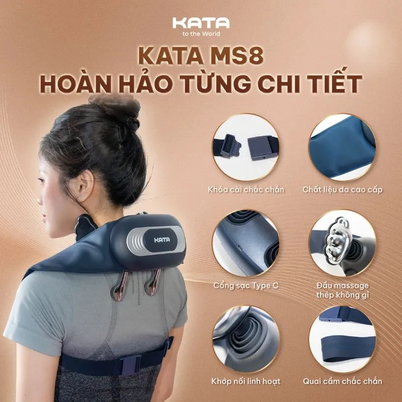 Máy massage cổ vai gáy KATA MS8