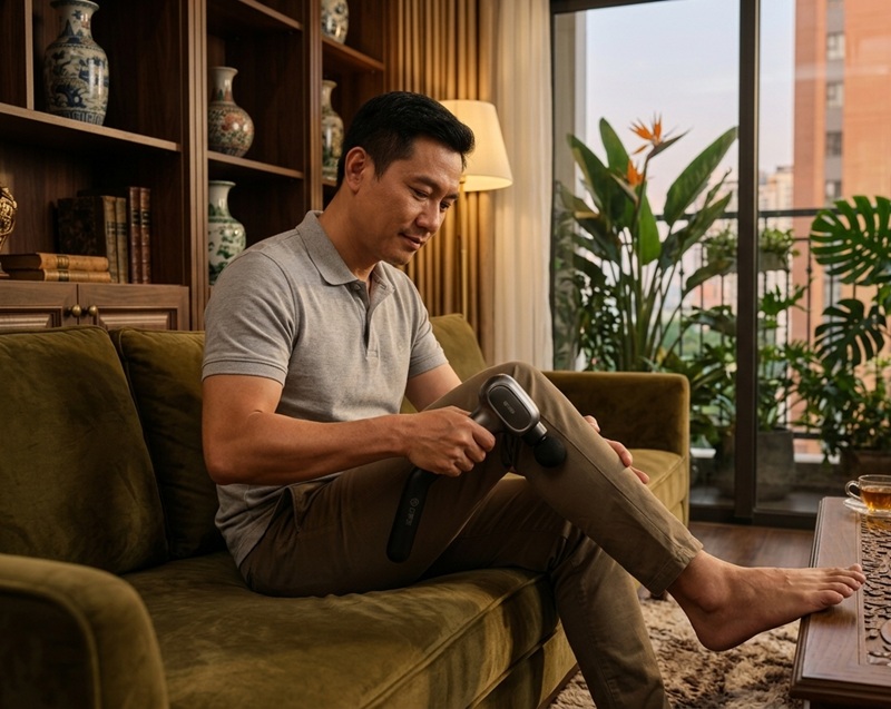 Thiết bị được trang bị 5 cường độ massage