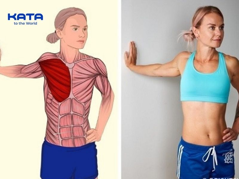 Bài tập kéo giãn cơ ngực với khung cửa
