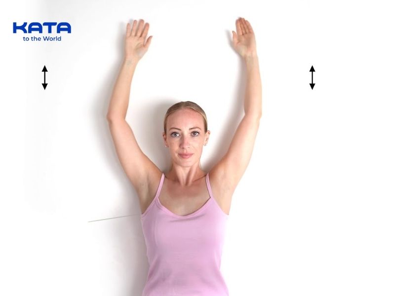 Hướng dẫn bài tập Wall Angel đứng áp lưng vào tường