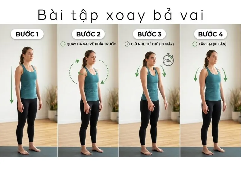 Bài tập xoay bả vai