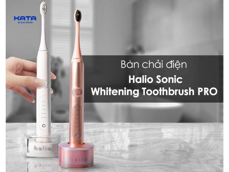 Bàn chải điện halio Sonic Whitening