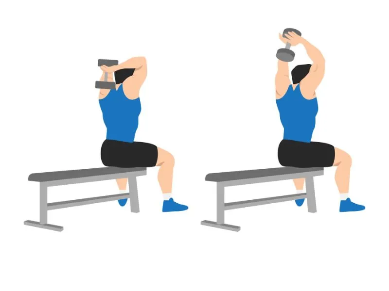 Dumbbell Overhead Triceps Extension