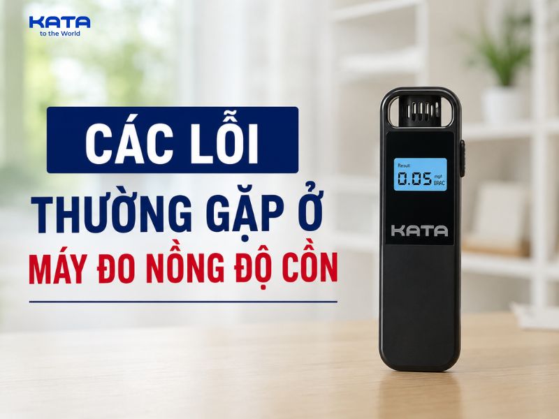 Các lỗi thường gặp ở máy đo nồng độ cồn và cách xử lý