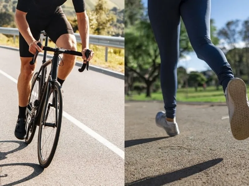 Vận động nhẹ bằng đi bộ nhẹ nhàng, đạp xe