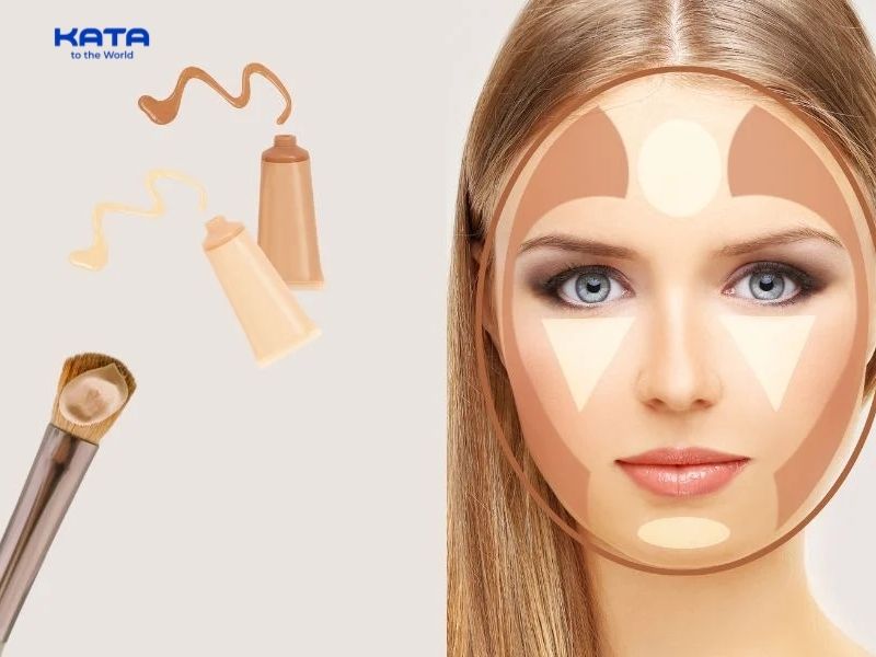 Tạo khối và đánh highlight giúp gương mặt thanh thoát hơn