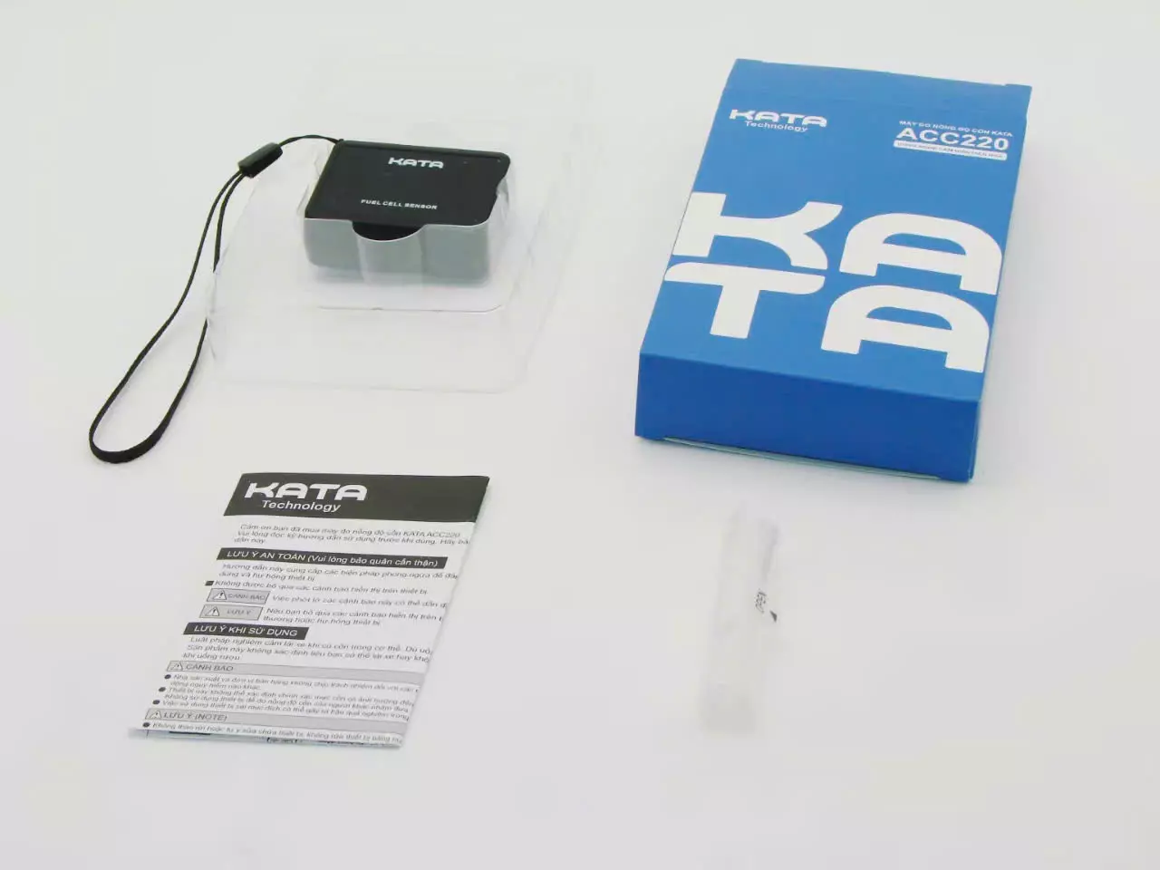 Bộ sản phẩm máy đo nồng độ cồn KATA ACC220
