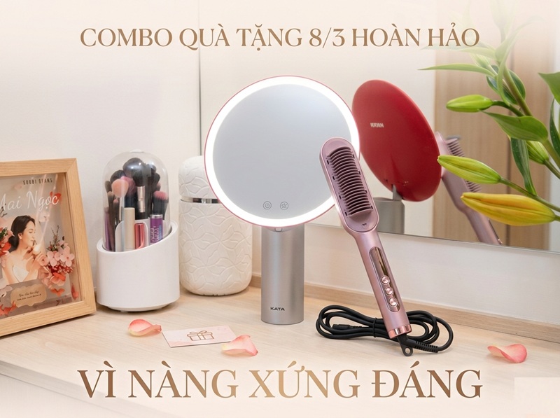 Một combo quà tặng hoàn hảo để nàng cảm thấy mình được trân trọng