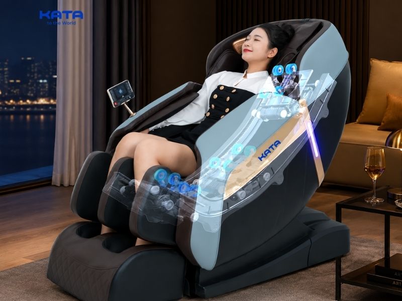 Ghế massage tích hợp công nghệ Zero Gravity nhằm tối ưu trải nghiệm thư giãn