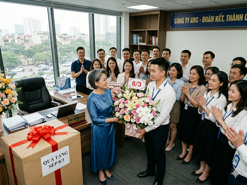 Món quà 8/3 tặng sếp nữ phải thật tinh tế và sang trọng