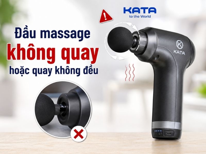 Đầu máy massage cầm tay không quay hoặc quay không đều