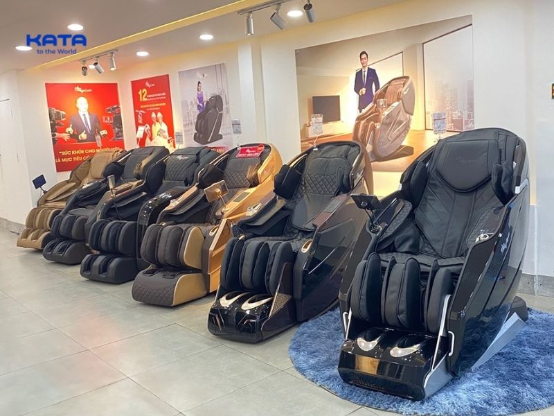 Kingsport Quảng Ngãi có đa dạng các dòng ghế massage