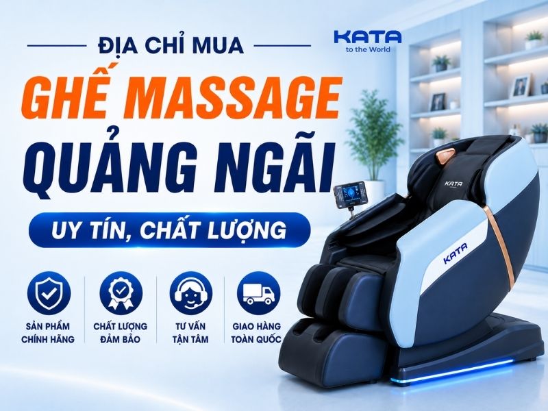 Top 5 địa chỉ mua ghế massage Quảng Ngãi uy tín, chất lượng
