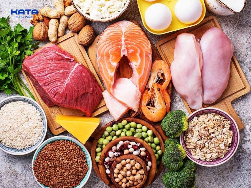 Bổ sung đầy đủ các nhóm chất để xây dựng cơ bắp
