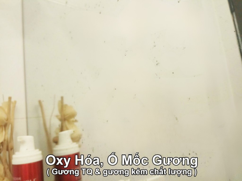 Gương bị ố đen nhỏ