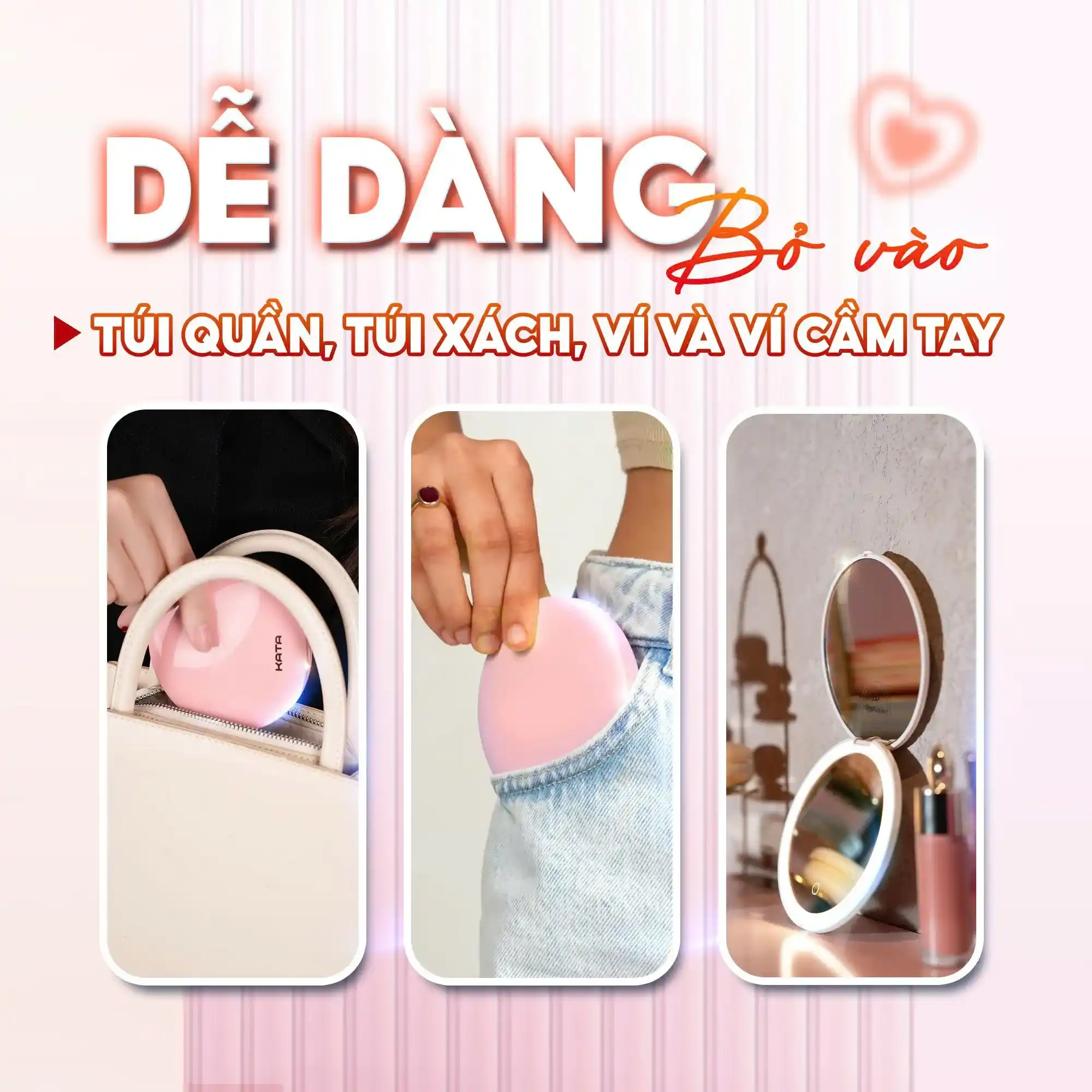 KATA MIRO O2 POCKET được thiết kế nhỏ gọn