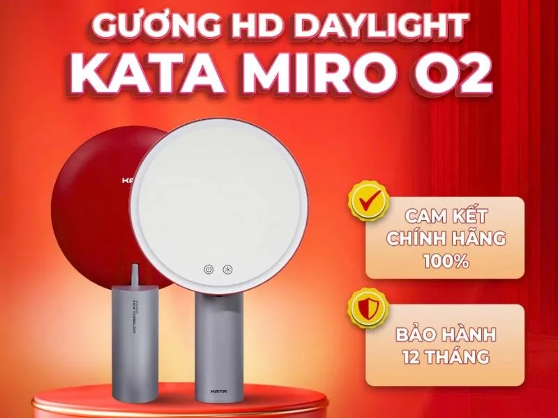 Gương KATA Miro O2 là sản phẩm được nhiều chị em tin tưởng
