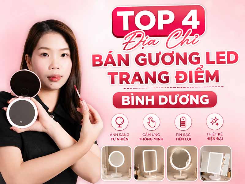 Gương Led trang điểm Bình Dương