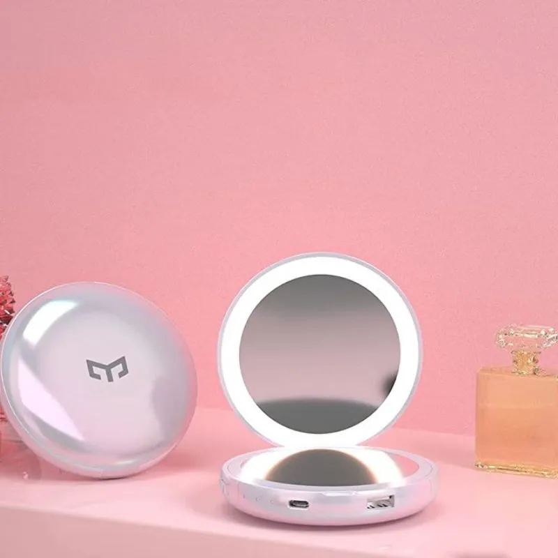 Gương Trang Điểm Mini Cầm Tay Có Đèn LED Body Mirror