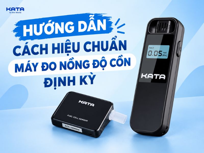 Hướng dẫn cách hiệu chuẩn máy đo nồng độ cồn định kỳ