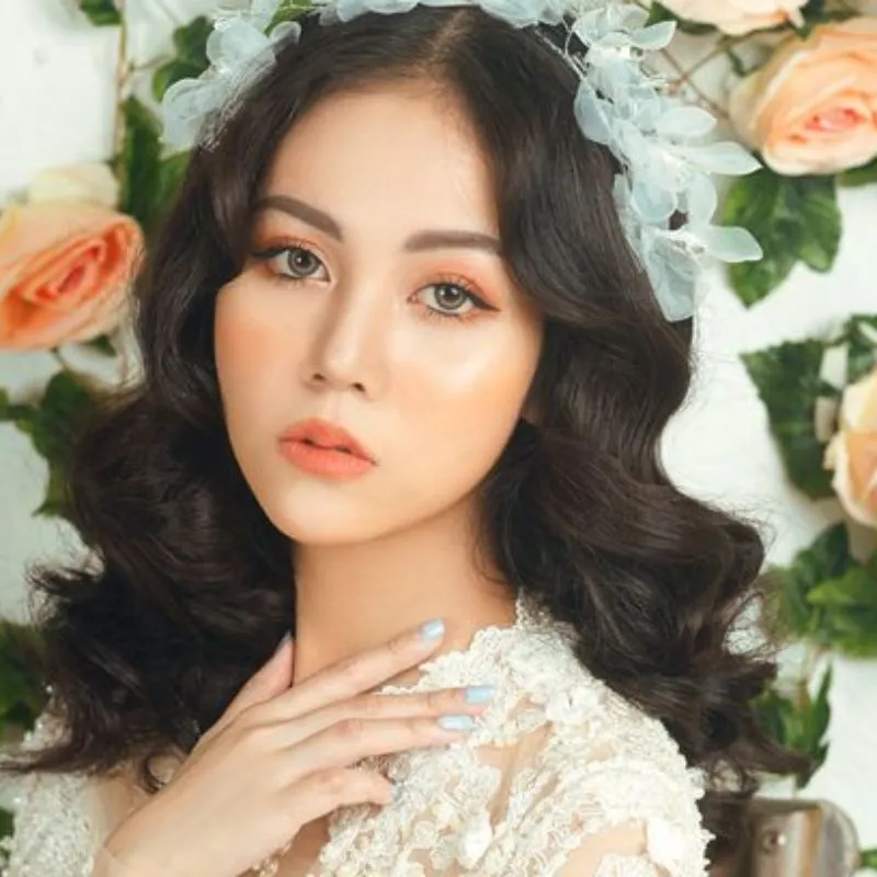5+ kiểu makeup cô dâu tone cam - Tone makeup cô dâu mới nhất