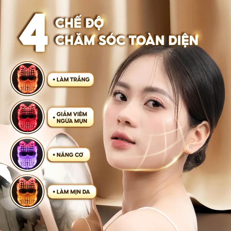 4 chế độ màu sắc chăm sóc da toàn diện