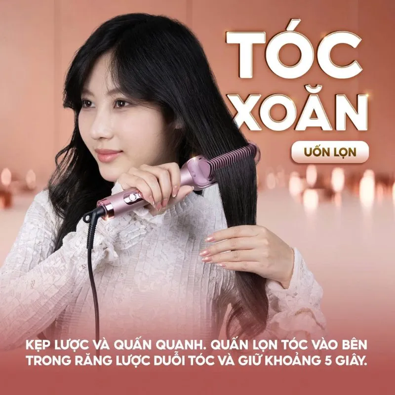 tóc xoăn uốn lọn