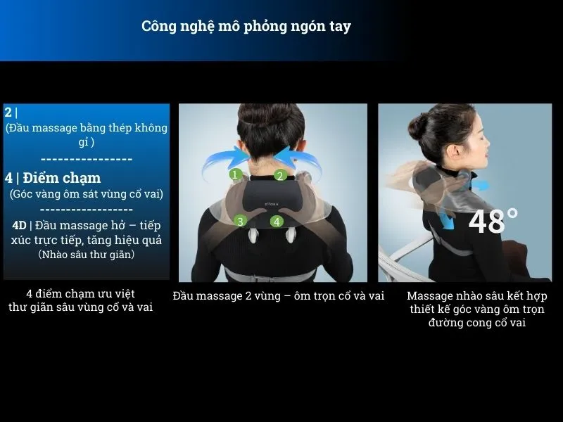 Máy massage KATA MS8 sở hữu công nghệ massage hiện đại