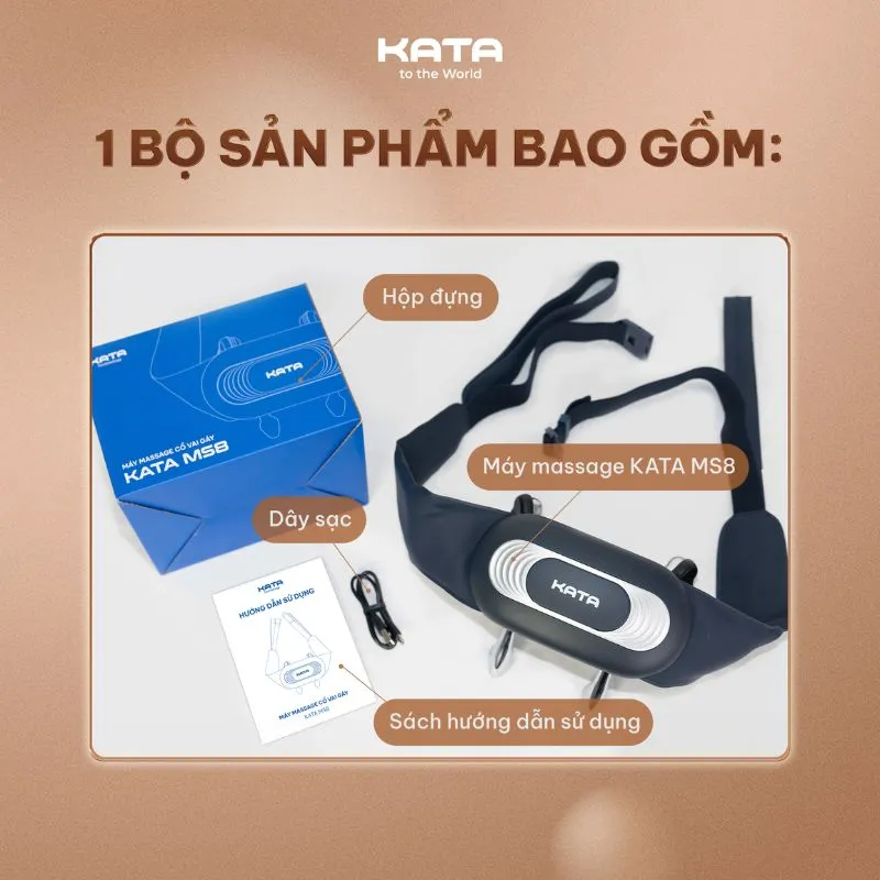 Bộ sản phẩm Máy massage KATA MS8