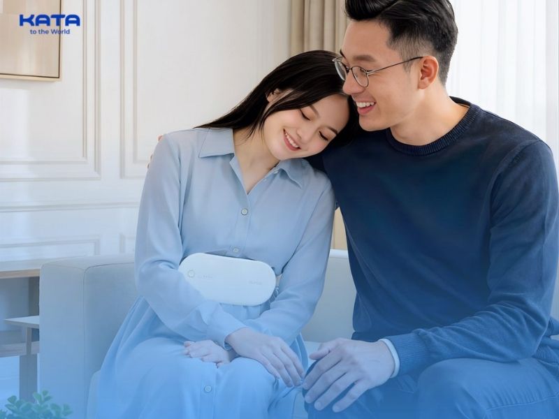 Đai giảm đau bụng kinh BUMAS BU01 phù hợp sử dụng tại nhà, văn phòng hoặc khi di chuyển