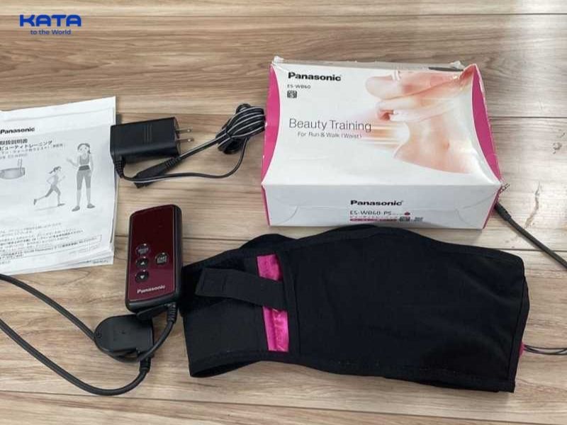 Máy massage bụng Panasonic ES-WB60-PM giúp thư giãn vùng bụng và thắt lưng