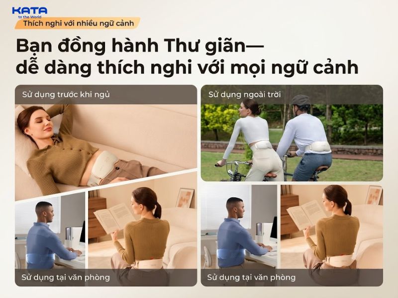 Dành cho mọi đối tượng, sử dụng ở mọi nơi, tiện lợi dễ mang theo