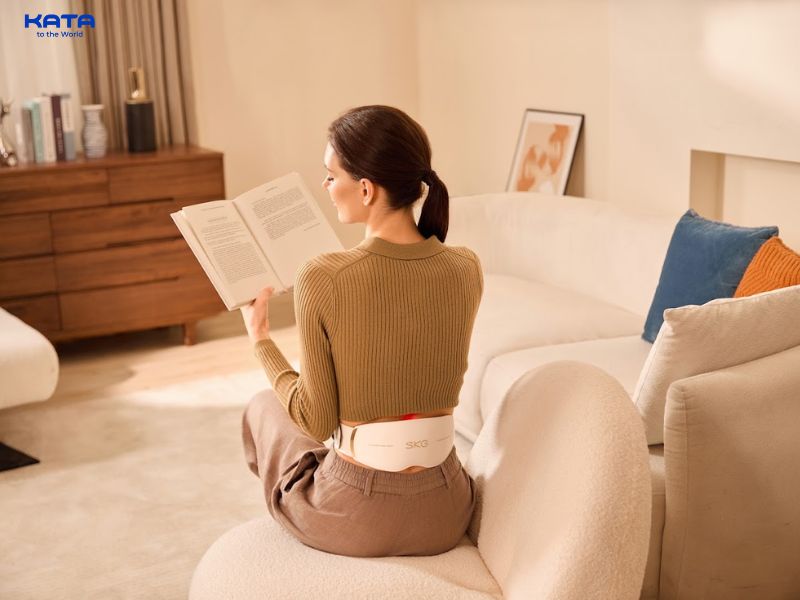 Vùng nhiệt rộng 8.000mm² giúp phân bổ lực đồng đều lên vùng lưng