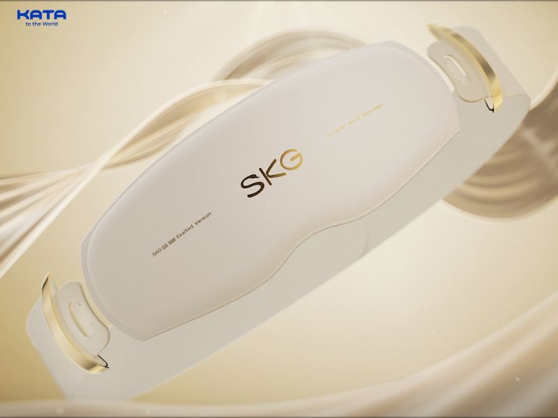 Máy massage lưng SKG GS500 massage eo, làm ấm và thư giãn cơ