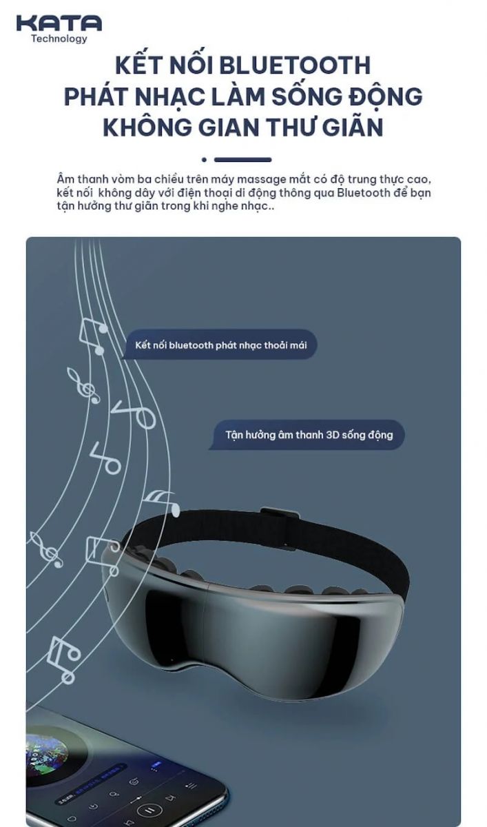 KATA ME80 Nâng cao trải nghiệm thư giãn với tính năng phát nhạc