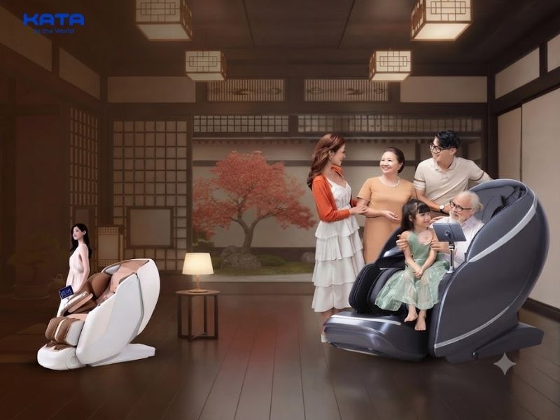 Ghế massage Tokyo Care nổi bật là công nghệ massage và triết lý chăm sóc sức khỏe theo phong cách Nhật Bản