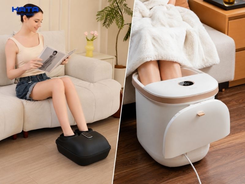Tùy vào mục đích sử dụng để chọn máy massage chân và bồn ngâm chân