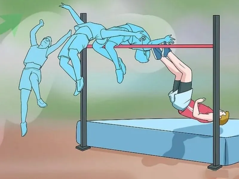 Kiểu nhảy cao lưng qua xà