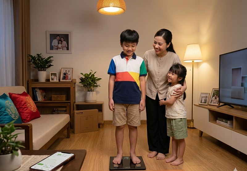 Cân điện tử có thể sử dụng cho cả gia đình không chỉ riêng công nhân nữ