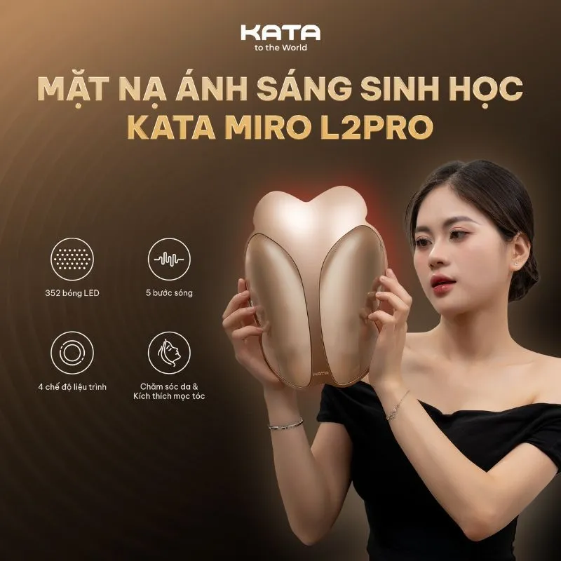Mặt Nạ Ánh Sáng Sinh Học Kata Miro L2Pro