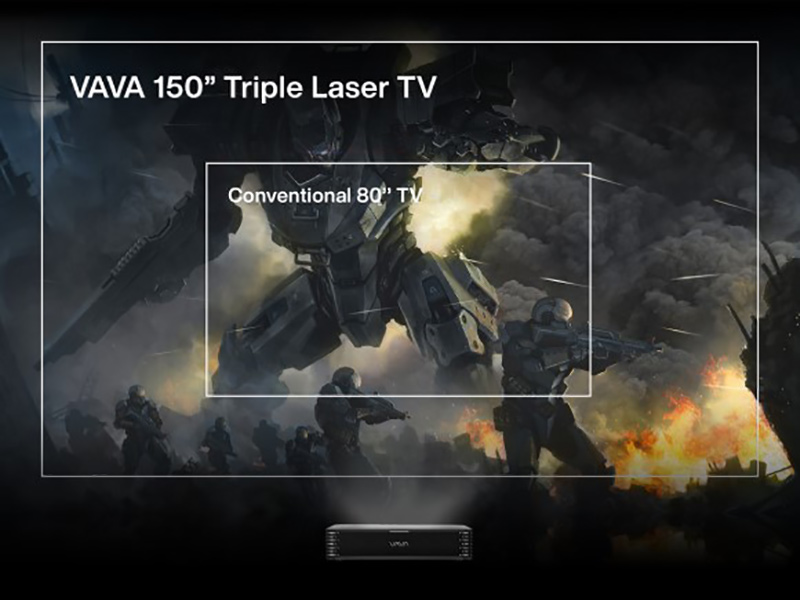 VAVA Laser 4K Ultra màn hình cực lớn
