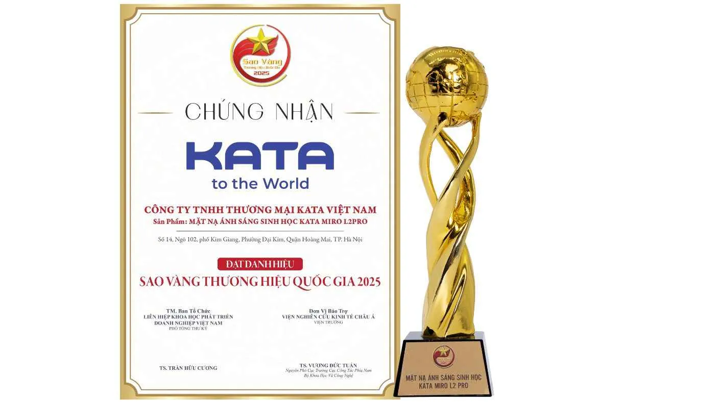 KATA Tech ghi dấu ấn với giải thưởng Sao Vàng Thương Hiệu Quốc Gia 2025