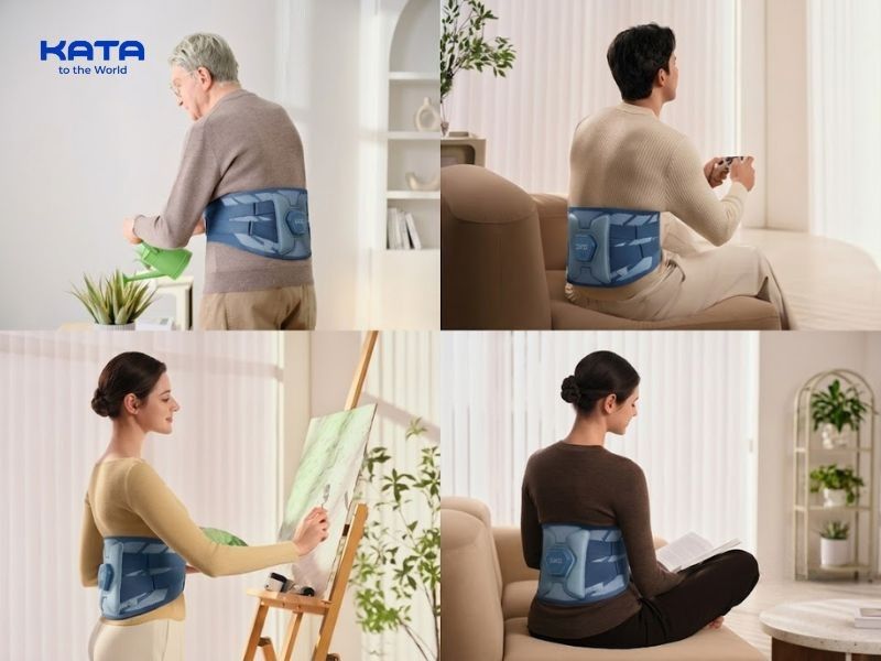 Máy massage lưng SKG QS300 phù hợp với người cao tuổi, người cảm thấy căng mỏi thắt lưng