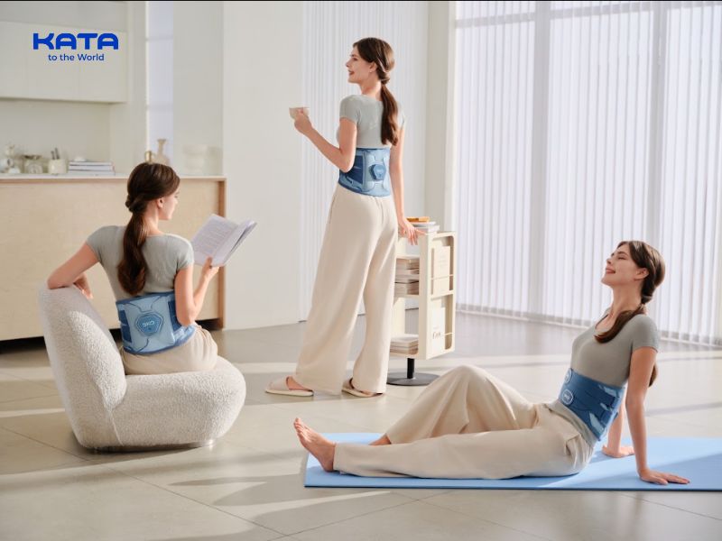 Đai thiết kế ôm sát vùng thắt lưng, mang cảm giác chắc chắn không bị tuột