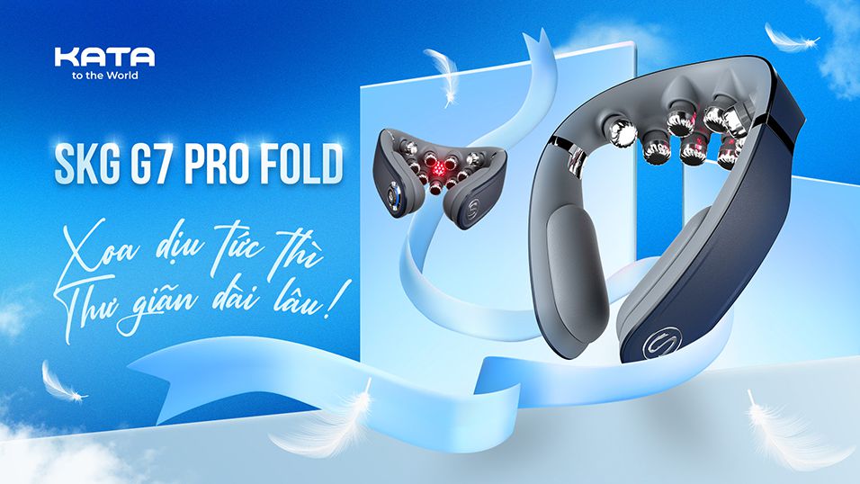 Máy massage cổ skg g7 pro fold