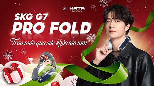 Máy massage cổ skg g7 pro fold