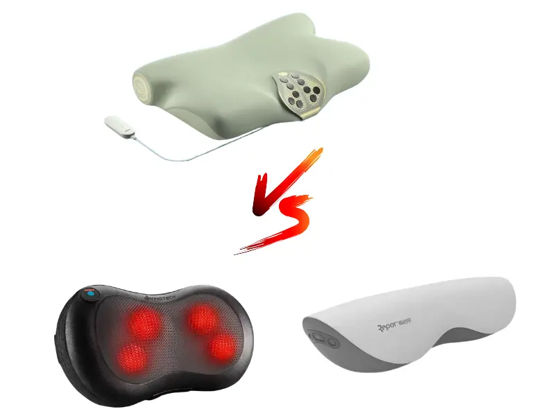 So sánh gối massage SKG P5 với các dòng máy khác