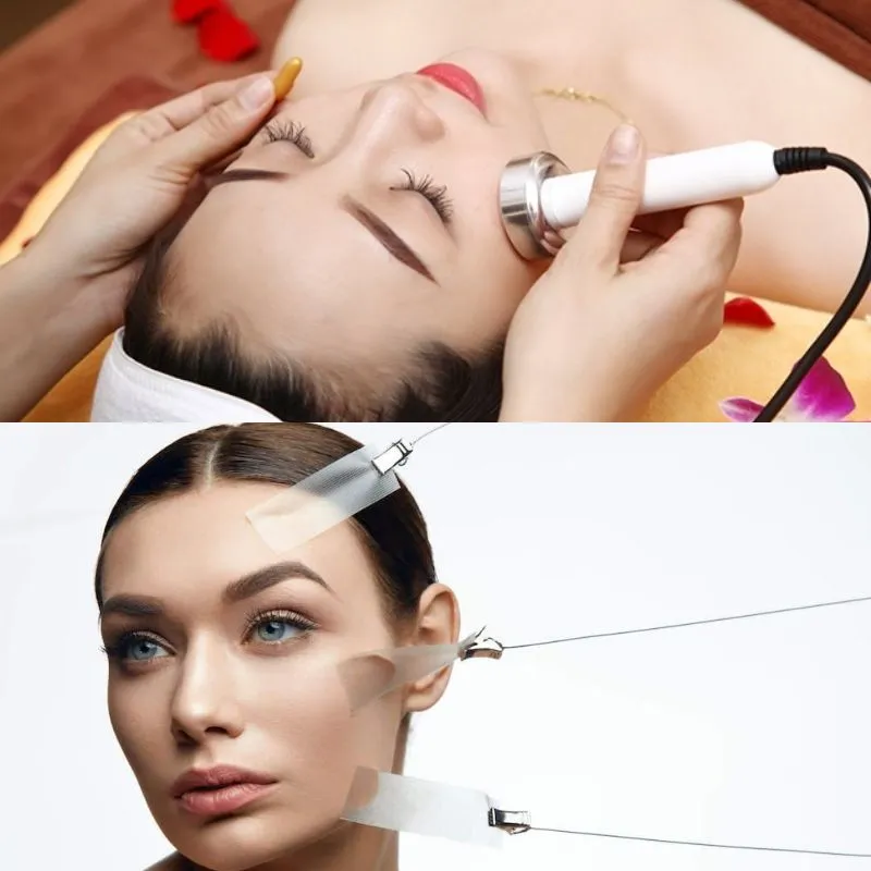 So sánh phương pháp điện di tinh chất và căng da mặt (face lift)