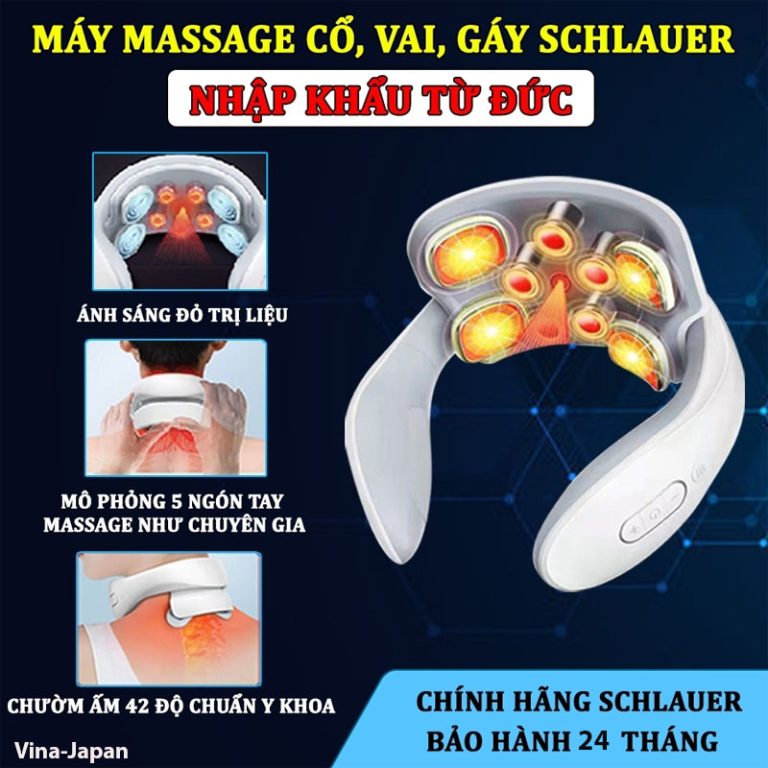 Máy massage cổ vai gáy Schlauer được giới thiệu là dòng sản phẩm đến từ thương hiệu Châu Âu của Đức